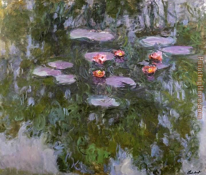 Water-Lilies 23 painting - Claude Monet Water-Lilies 23 art painting